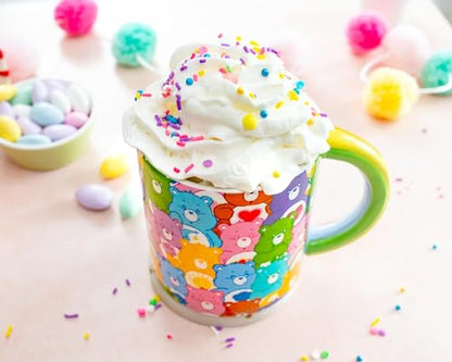 Care Bears Ceramic Mug with Rainbow Handle - 20 Ounces Fun Kitchen Drinkware