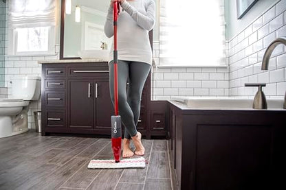 O-Cedar ProMist MAX Microfiber Spray Mop Removes 99% of Bacteria with just Water, Features 1 Extra Refill