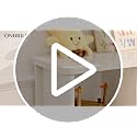 ONBRILL 9 Cube Bookcase Storage Organizer for Kids Rooms White & Nature