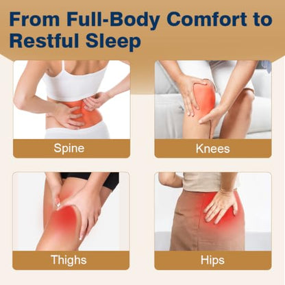 13-Inch Memory Foam Knee Pillow for Side Sleepers, Support & Comfort