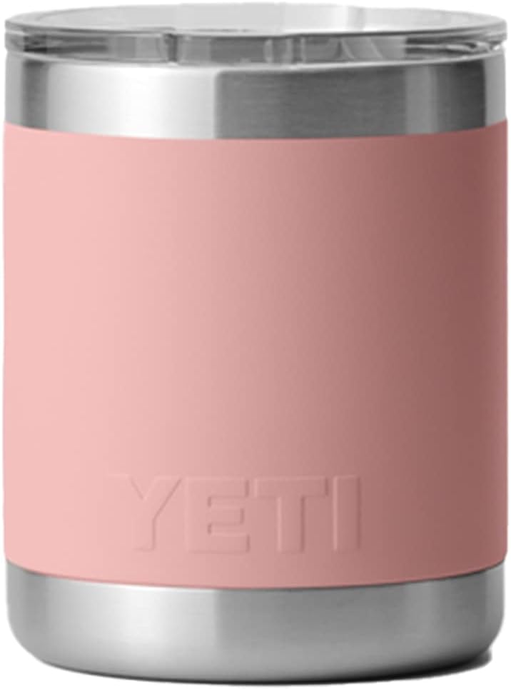 YETI Rambler 10 oz Lowball - Vacuum Insulated Stainless Steel with MagSlider Lid for Ultimate Durability