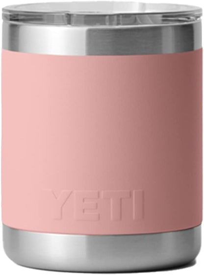 YETI Rambler 10 oz Lowball - Vacuum Insulated Stainless Steel with MagSlider Lid for Ultimate Durability