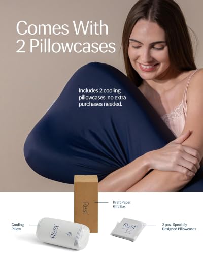 Cooling Pillow for Hot Sleepers with Micro-Pore Airflow - Ergonomic Support