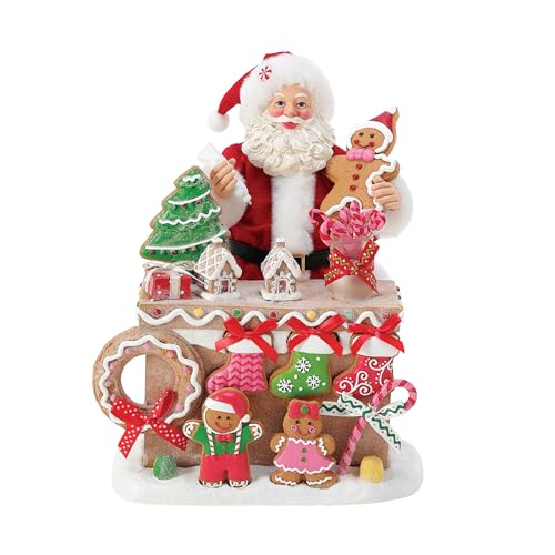 Christmas Santa Figurine Set - Ginger All the Way Holiday Collectible