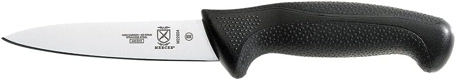 Mercer Culinary Paring Knife - 4-Inch Millennia with Black Handle for Precision Cutting