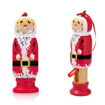 Funny Santa Christmas Ornament - Naughty Stretchable Santa Claus Pendant with Lights & Voice - Santa Claus Variation