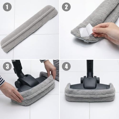 Reusable Vacuum Bumper Guard Set - Wall & Floor Protection, 2 Pack