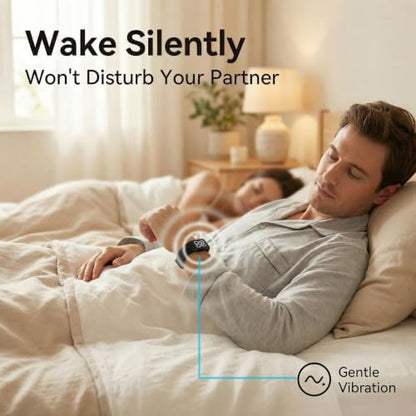 Vibrating Alarm Wristband for Heavy Sleepers Silent Wake-Up Clock