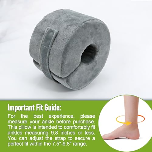 Foot Elevation Pillow with Ankle Support Cushion for Bed Sleep
