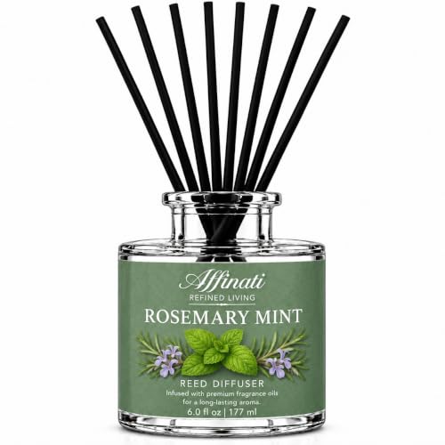 Rosemary Mint Reed Diffuser - Highly Fragrant Home Fragrance Set