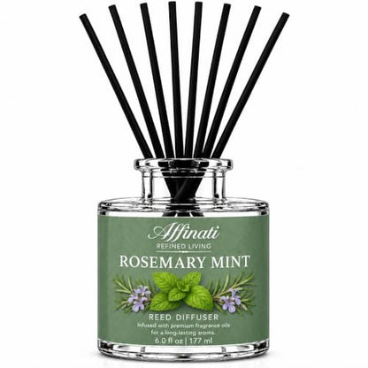 Rosemary Mint Reed Diffuser - Highly Fragrant Home Fragrance Set