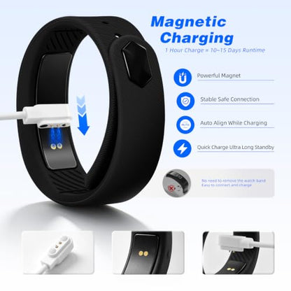 Vibrating Alarm Wristband for Heavy Sleepers - Sleep & Fitness Tracker