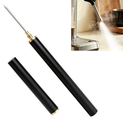 Steam Wand Cleaning Tool for Espresso Machines - Black, 10cm