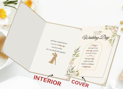 Wedding Card Gifts for Bride and Groom ZY-431 - Congratulations Card