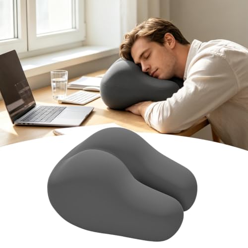 Dark Gray Butt Shape Body Pillow for Support & Comfort - Stomach Sleep Aid