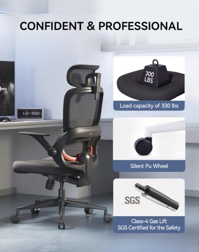 SIHOO B100 SE Ergonomic Office Chair Soft Black with Lumbar Support