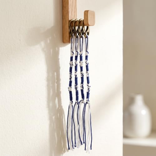 Jewish Tzitzit Tassels for Prayer Shawl - Blue & White Religious Fringes
