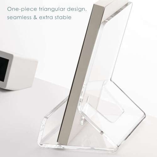 Acrylic Book Stand Display Holder for Books, Tablets, Magazines 6x9 Inch