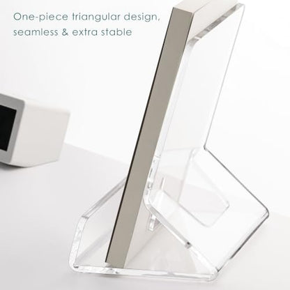 Acrylic Book Stand Display Holder for Books, Tablets, Magazines 6x9 Inch