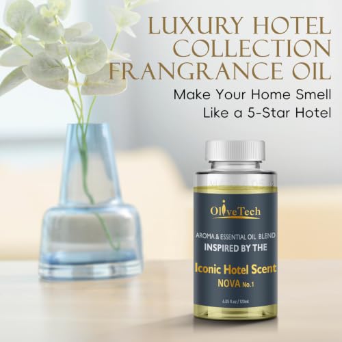 Luxury Hotel Scent Diffuser Oil 120mL - Fresh Citrus & Floral Fragrance