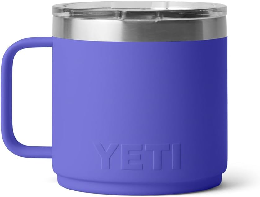 YETI Rambler 14 oz Stackable Mug - Vacuum Insulated Stainless Steel with MagSlider Lid | Durable & Convenient