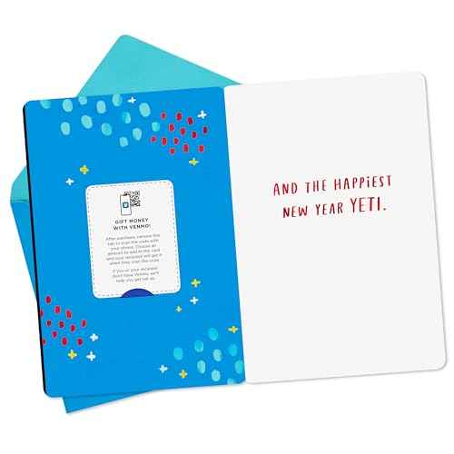 Hallmark and Venmo Christmas Card (Unbelievable Holiday) New Year Yeti