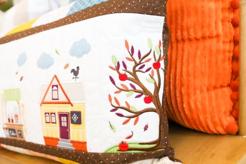 Kimberbell Autumn Acres Embroidery Design Redemption Card for Fall Bench Pillow