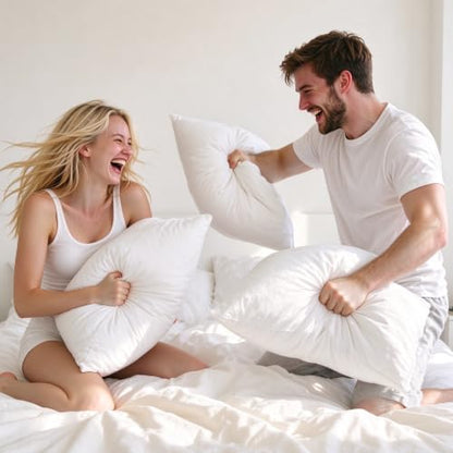 White 14x14 Pillow Insert - Soft Decorative Throw Pillow Cushion