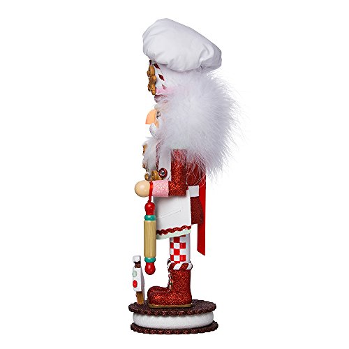 15-Inch Gingerbread Chef Nutcracker - Holiday Decor, Whimsical Collection