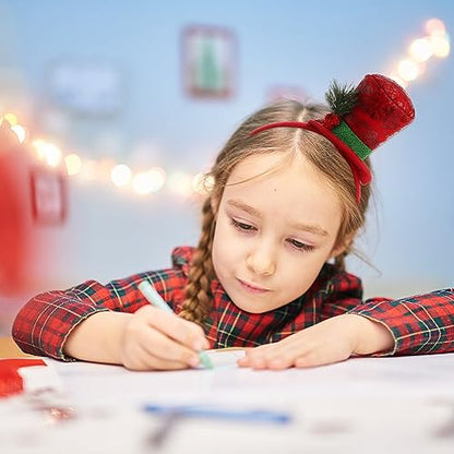 Christmas Top Hat Headband for Holiday Party & Decoration