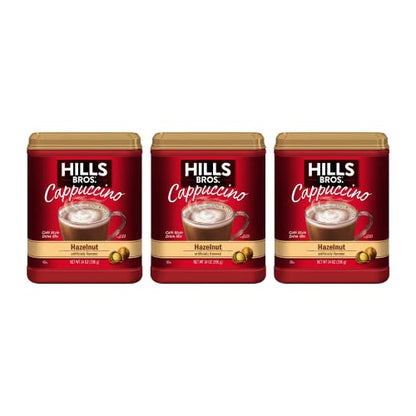 Hills Bros. Cappuccino Hazelnut 14 Ounce (Pack of 3)