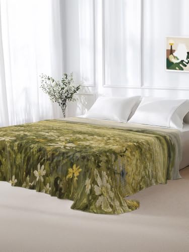 Twin Microfiber Flat Sheet - Mint Green & Emerald Green - Hotel Quality Bedding