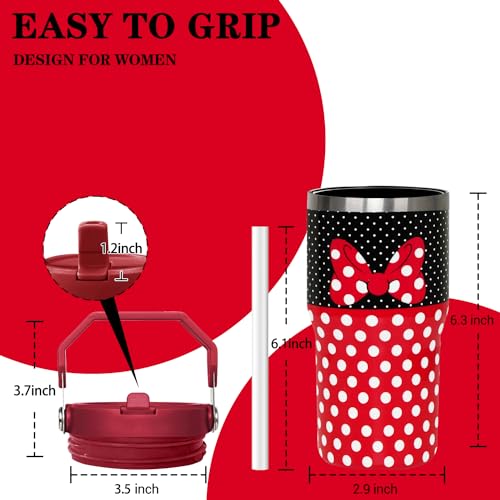 20 Oz Cartoon Mouse Tumbler with Lid & Flip Straw - DSN-2