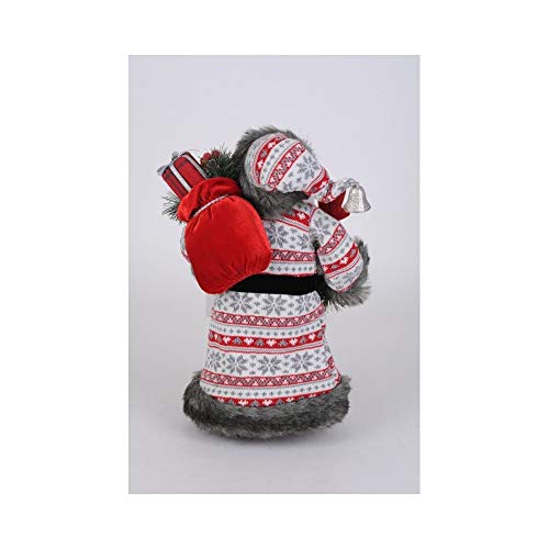 Snowflake Fun Santa Figurine - 18 Inches Holiday Decor