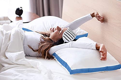 Utopia Bedding Bed Pillows for Sleeping Standard Size (Grey), Set of 2, Soft & Fluffy Pillow with Down Alternative Filling, Cooling, Hotel Quality, Gusseted Pillow for Back, Stomach or Side Sleepers