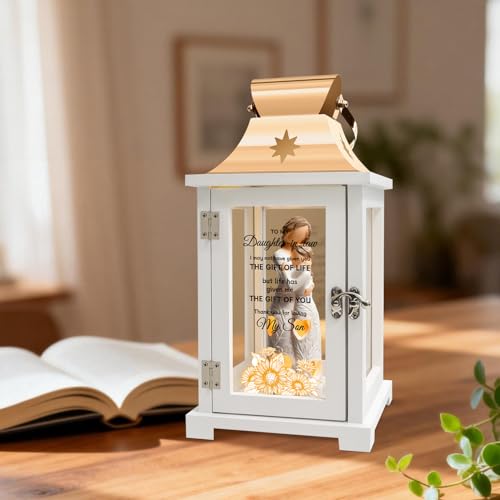Daughter-in-Law Lantern Gift - Embracing Figure LED Decor for Mother's Day, Christmas, Birthday