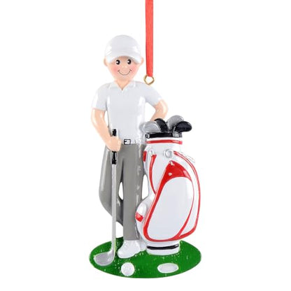 Personalized Golf Christmas Ornament - Golf Boy Keepsake Gift 2026