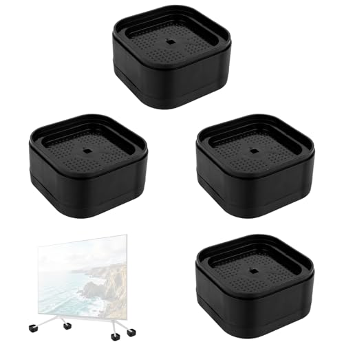 8pcs TV Stand Riser Blocks, Height Adjustable Furniture Risers for TV, Sofa, Bed, 6.8x6.8x3.5cm