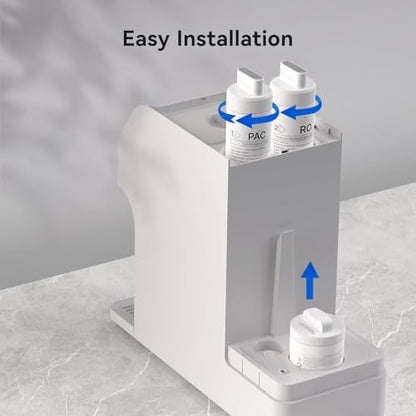 Countertop Water Filter Replacement Kit with RO Membrane & Wrench