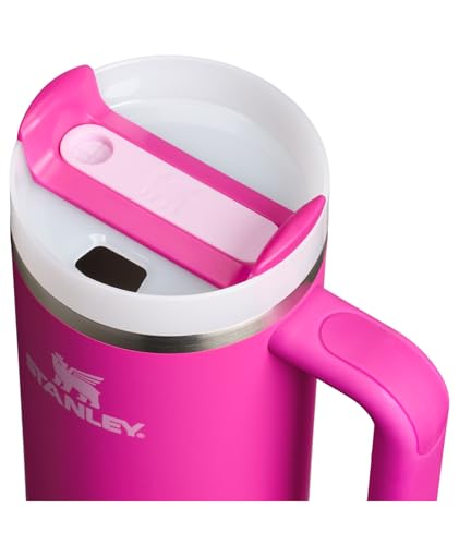 STANLEY Quencher H2.0 Tumbler with Handle and Straw 30 oz | Flowstate 3-Position Lid | Cup Holder Compatible for Travel | Insulated Stainless Steel Cup | BPA-Free | Violet Blossom