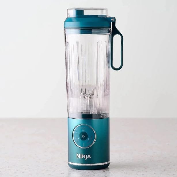 Ninja BC251QTL Blast Max Cordless Blender - Smoothies & Ice Crushing, 22 oz Twist & Go Vessel, Teal - Certified Refurbished