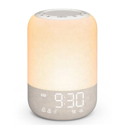 Putty Sunrise Alarm Clock with White Noise Machine & Dual Alarms