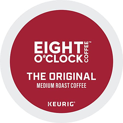 Eight O'Clock Coffee The Original, Single-Serve Keurig K-Cup Pods, Medium Roast Coffee Pods, 96 Count