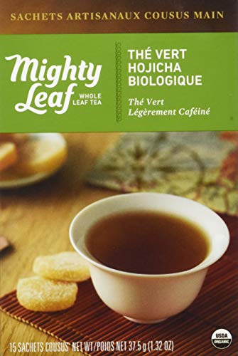 MIGHTY LEAF Organic Hojicha Green Tea 15 Count, 15 CT