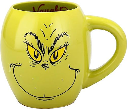 Dr. Seuss Grinch Naughty or Nice Ceramic Mug & Crew Sock Gift Set