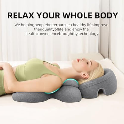 Multi-Purpose Cervical Memory Foam Pillow for Neck Pain Relief and Support