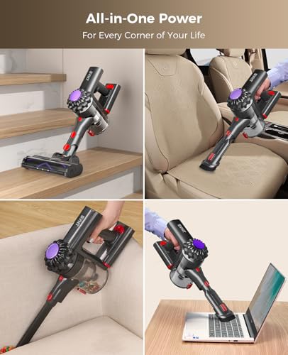 Golden Cordless Stick Vacuum Cleaner 500W 45KPa 45Min Runtime