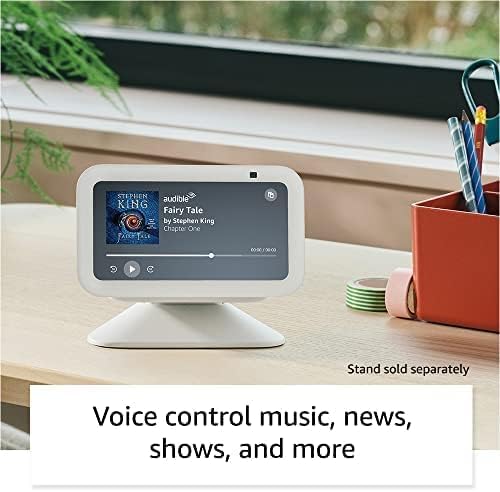 Echo Show 5 (newest model), Charcoal, bundle with Alexa Emergency Assist (monthly auto-renewal subscription)
