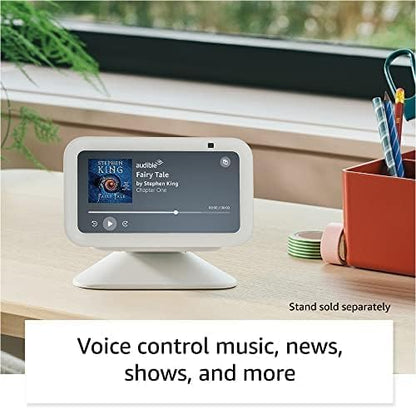 Echo Show 5 (newest model), Charcoal, bundle with Alexa Emergency Assist (monthly auto-renewal subscription)