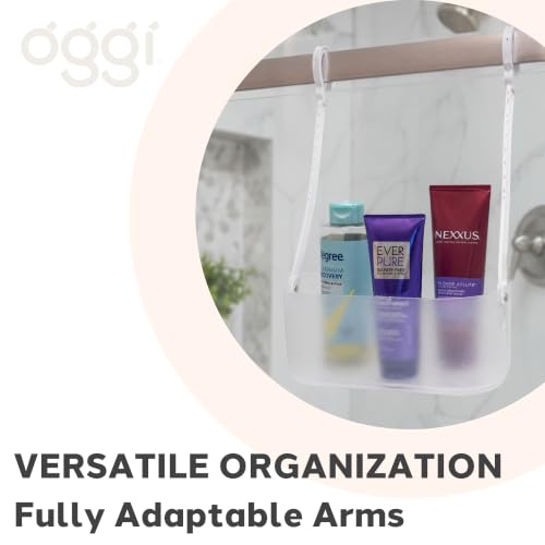 Adjustable Hanging Shower Caddy with Drainage - Portable Bathroom Organizer